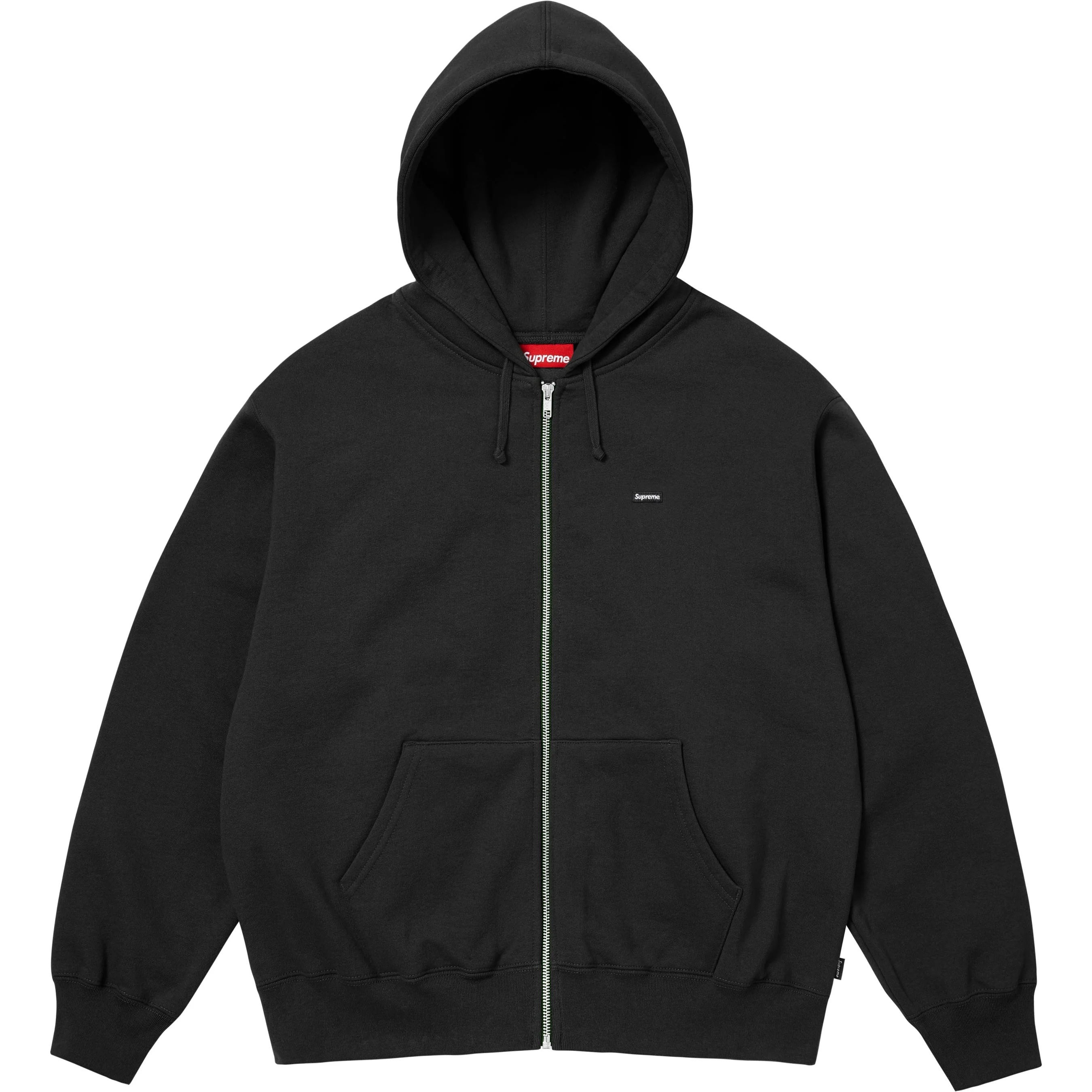 Small Box Zip Up Hooded Sweatshirt view 12
